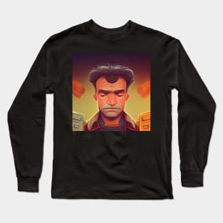 Mechanic | Comics Style Long Sleeve T-Shirt